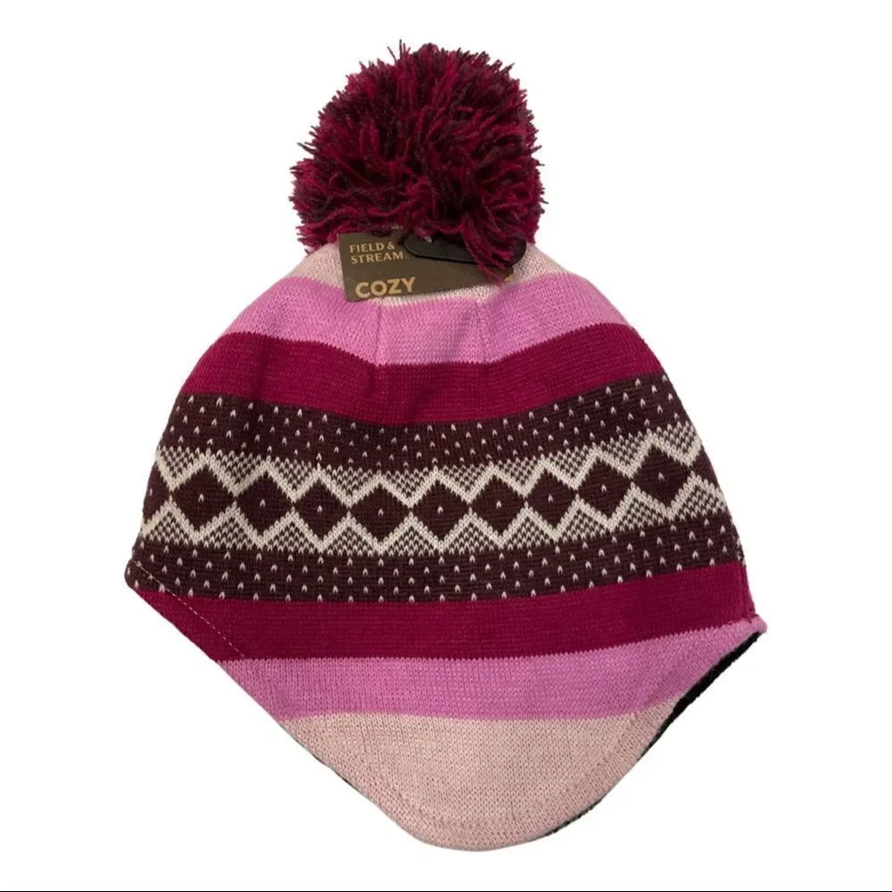 Field & Stream Youth Cabin Peruvian Beanie - NWT